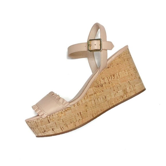 🆕KATE SPADE Tomas Leather Wedge - Picture 2 of 3